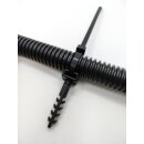 Dübelstecknagel für Kabelbinder 100 Stück  6x40 schwarz DN