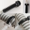 Dübelstecknagel für Kabelbinder 100 Stück  8x40 weiß DS