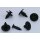 CL-002 Ø 6 mm Kopf-Ø 17,5 mm Befestigungs Clips KFZ Auto Halter für Innenverkleidung, Türverkleidung - kompatibel mit Nissan, Ford/ Mazda 3827866