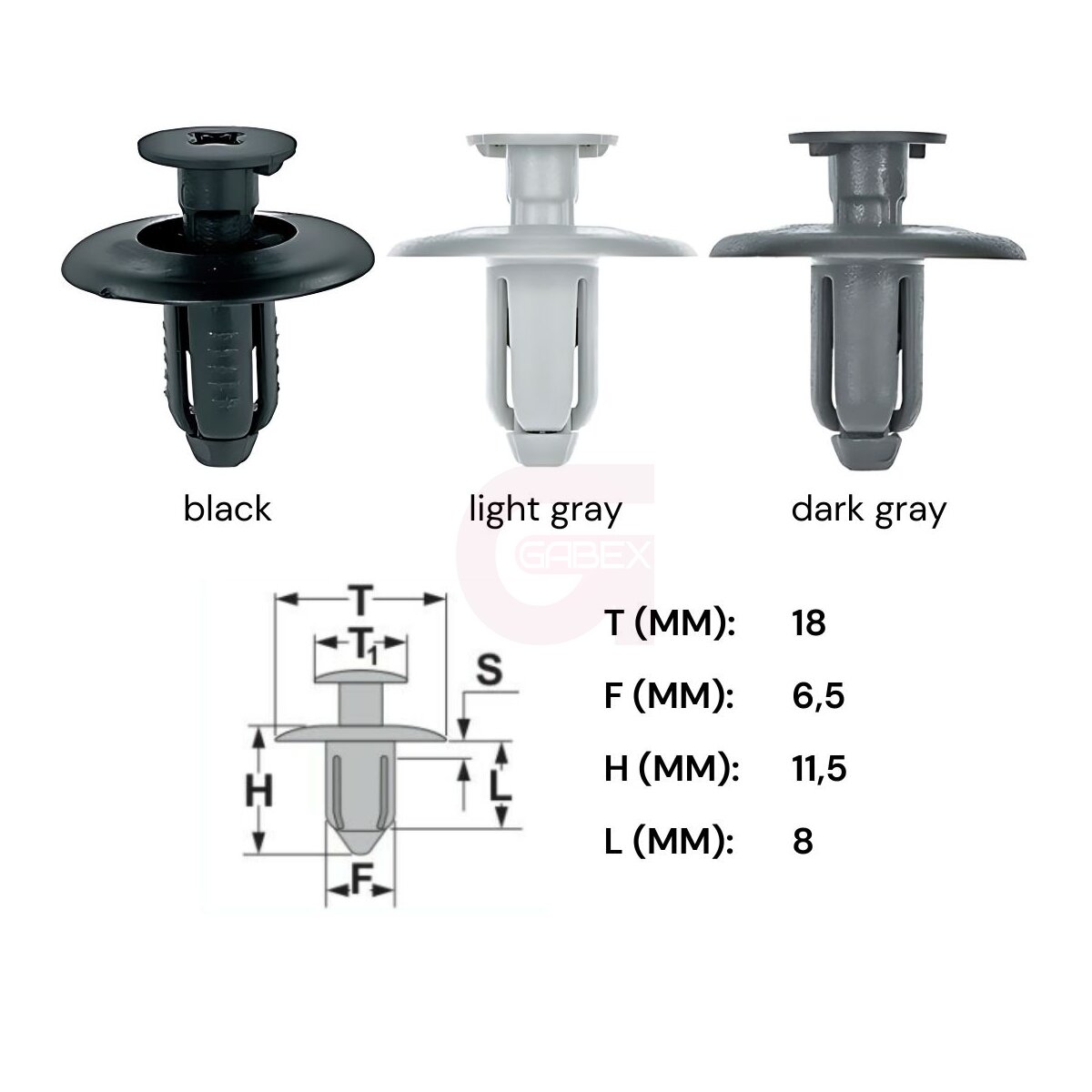 50er-Pack Tannenbaumstecker 5 Mm – Panel Clips Für 1,6 – 14 Mm Plattendicke