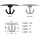CL-099 Ø 10 mm Kopf-Ø 21,5 mm Verkleidung Clips Befestigung Klips Clip Halter Universal