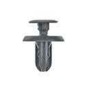 Ø 6 mm Kopf-Ø 15 mm Befestigungs Clips KFZ Auto Halter für Türen, Radkasten, Stoßfänger - kompatibel mit Mitsubishi MR288150, Subaru 909130013, Suzuki schwarz