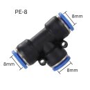 Pneumatik T-Verbinder PE 8 | T-Stück...
