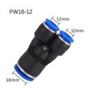Pneumatik Y-Reduzierer PW 16-12 | Verzweigung 16mm auf 2x...