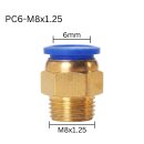 Pneumatik Gerade Steckverschraubung PC6-M8*1.25 –...