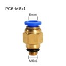 Pneumatik Gerade Steckverschraubung PC6-M6*1 –...