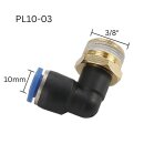 Pneumatik Winkel-Steckverschraubung PL10-03 –...