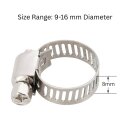 Edelstahl Schlauchschelle 9-16 mm –...