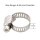 Edelstahl Schlauchschelle 9-16 mm – Schneckengetriebeklemme gratfrei