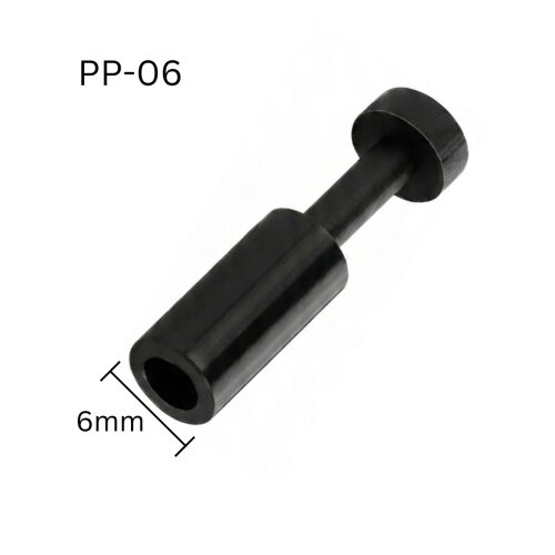 Pneumatik Verschlussstopfen PP-06 – Blindstopfen für 6 mm Steckanschlüsse