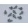 Ø 6,5 mm Kopf-Ø 13 mm Verkleidung Clips Befestigung Klips Halter Spreizniet Suzuki Toyota schwarz