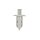 Ø 8 mm Kopf-Ø 16mm Verkleidung Clips Befestigung Klips Halter Nissan Mazda Mitsubishi hellgrau