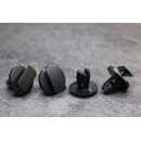 Ø 8 mm Kopf-Ø 20 mm Abdeckung Radhaus Clip Befestigung Spreizniet Fiat Peugeot schwarz