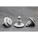 Ø 8 mm Kopf-Ø 20 mm Verkleidung Clip Befestigung Halter Honda Mitsubishi Toyota hellgrau