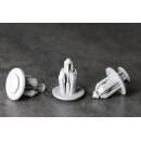 Ø 12 mm Kopf-Ø 22 mm Verkleidung Clips UNIVERSAL Befestigung Klips Halter Clip hellgrau