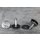 Loch-Ø 6 mm Kopf-Ø 18,5mm Clips Befestigungs Schraube aus Kunststoff Halter klips Golf T5 schwarz