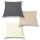 hanSe® Marken Sonnensegel 100% Polyester Quadrat 2,5x2,5 m Graphit