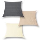 hanSe® Marken Sonnensegel 100% Polyester Quadrat 4x4 m Creme