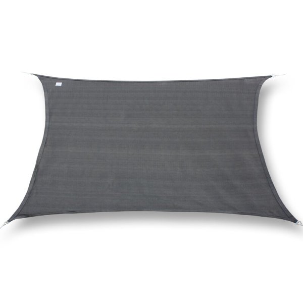 hanSe® Marken Sonnensegel 100% Polyester Rechteck 2x4 m Graphit