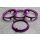 Zentrierringe Distanzringe 70,1 mm x 65,1 mm violett für Alufelgen