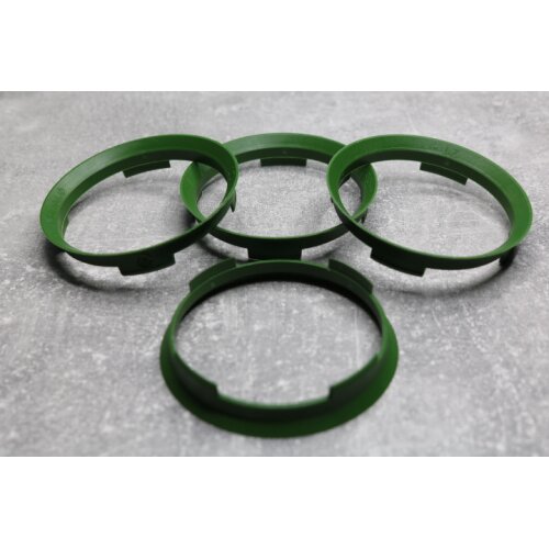 A-704671 Zentrierringe Distanzringe 70,4mm x 67,1mm für Alufelgen grün