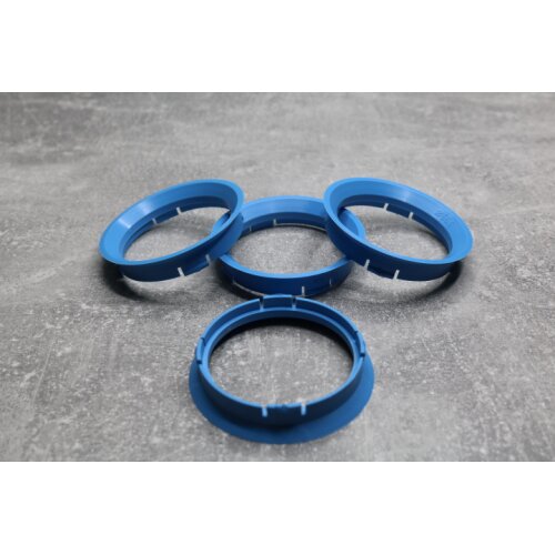 FZ-04 Zentrierringe Distanzringe 63,3mm x 56,6mm für Alufelgen hellblau