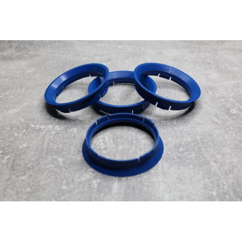 FZ-05 Zentrierringe Distanzringe 63,3mm x 57,1mm für Alufelgen blau