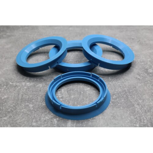 FZ-14 Zentrierringe Distanzringe 74,1mm x 56,6mm für Alufelgen hellblau
