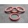 FZ-20 Zentrierringe Distanzringe 74,1mm x 60,1mm für Alufelgen rosa