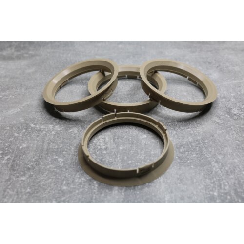FZ-26 Zentrierringe Distanzringe 74,1mm x 67,1mm für Alufelgen beige