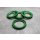 Zentrierringe Distanzringe 73,0 mm x 52,1 mm grün für Alufelgen
