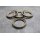 FZ-43 Zentrierringe Distanzringe 73,0mm x 56,6mm für Alufelgen beige