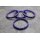 FZ-53 Zentrierringe Distanzringe 73,0mm x 66,2mm für Alufelgen lila