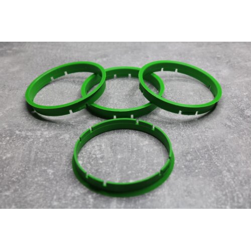 FZ-56 Zentrierringe Distanzringe 73,0mm x 70,1mm für Alufelgen hellgrün