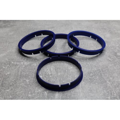 FZ-57 Zentrierringe Distanzringe 73,0mm x 70,3mm für Alufelgen dunkelblau