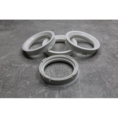 FZ-61 Zentrierringe Distanzringe 66,6mm x 52,1mm für Alufelgen weiß