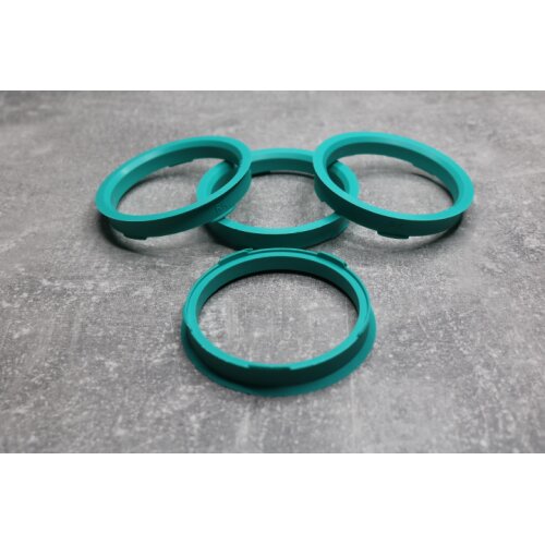 FZ-78 Zentrierringe Distanzringe 67,0mm x 59,6mm für Alufelgen türkis
