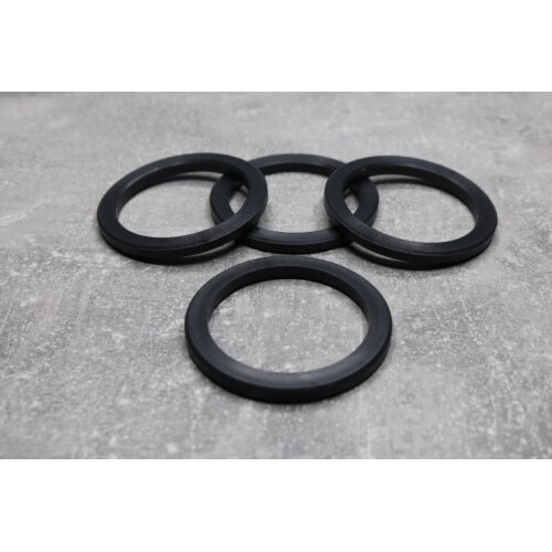 M-02 Zentrierringe Distanzringe 72,2mm x 56,1mm für Alufelgen dunkelgrau