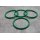 M-22 Zentrierringe Distanzringe 79,5mm x 70,3mm für Alufelgen grün