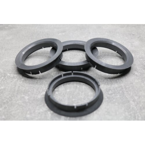 R-02 Zentrierringe Distanzringe 64,0mm x 54,1mm für Alufelgen silber