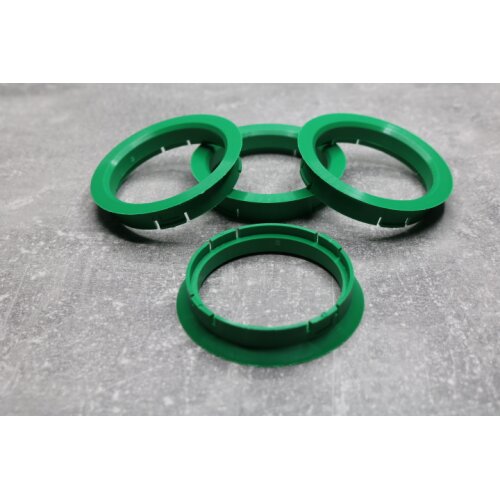 R-03 Zentrierringe Distanzringe 64,0mm x 56,1mm für Alufelgen grün