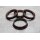 R-07 Zentrierringe Distanzringe 64,0mm x 58,6mm für Alufelgen braun