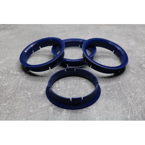 R-08 Zentrierringe Distanzringe 64,0mm x 59,1mm für Alufelgen dunkelblau