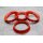 R-09 Zentrierringe Distanzringe 64,0mm x 59,6mm für Alufelgen orange