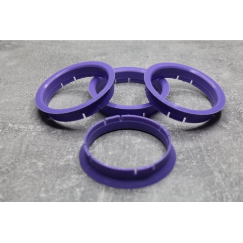 R-10 Zentrierringe Distanzringe 64,0mm x 60,1mm für Alufelgen lila