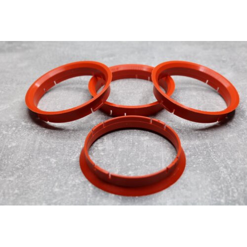 R-22 Zentrierringe Distanzringe 72,5mm x 69,1mm für Alufelgen grün