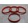S-59 Zentrierringe Distanzringe 73,1mm x 71,1mm für Alufelgen rot