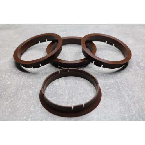 S-78 Zentrierringe Distanzringe 74,1mm x 70,1mm für Alufelgen braun