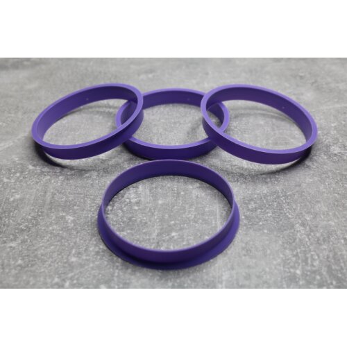 S-80 Zentrierringe Distanzringe 74,1mm x 72,6mm für Alufelgen lila