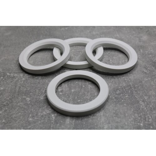 T-01 Zentrierringe Distanzringe 72,0mm x 52,0mm für Alufelgen weiß
